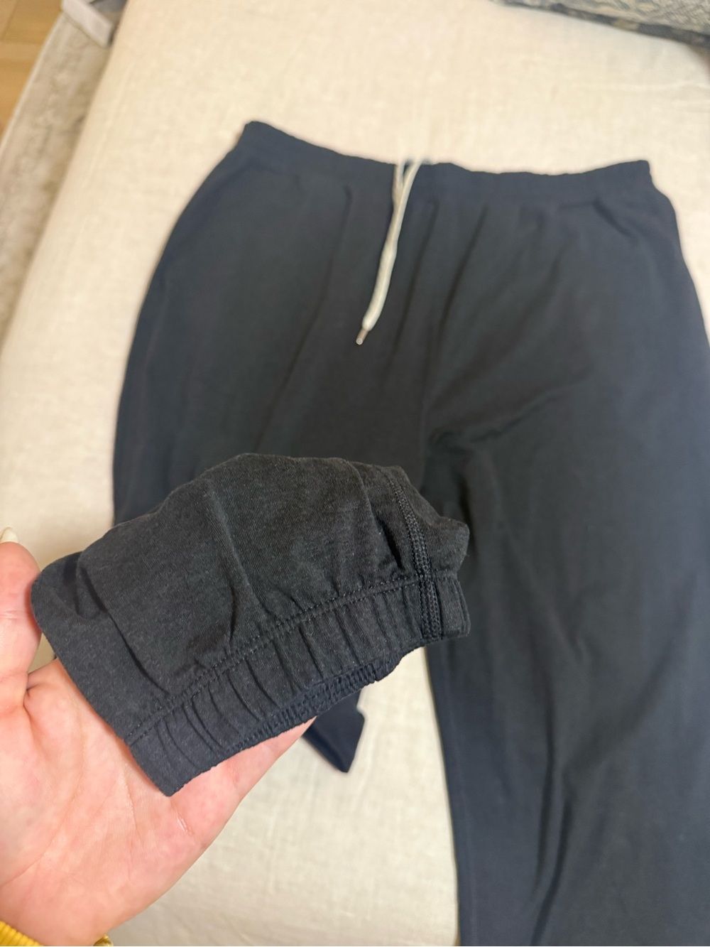 Vuori Black Jogger Pants with Drawstring Waist